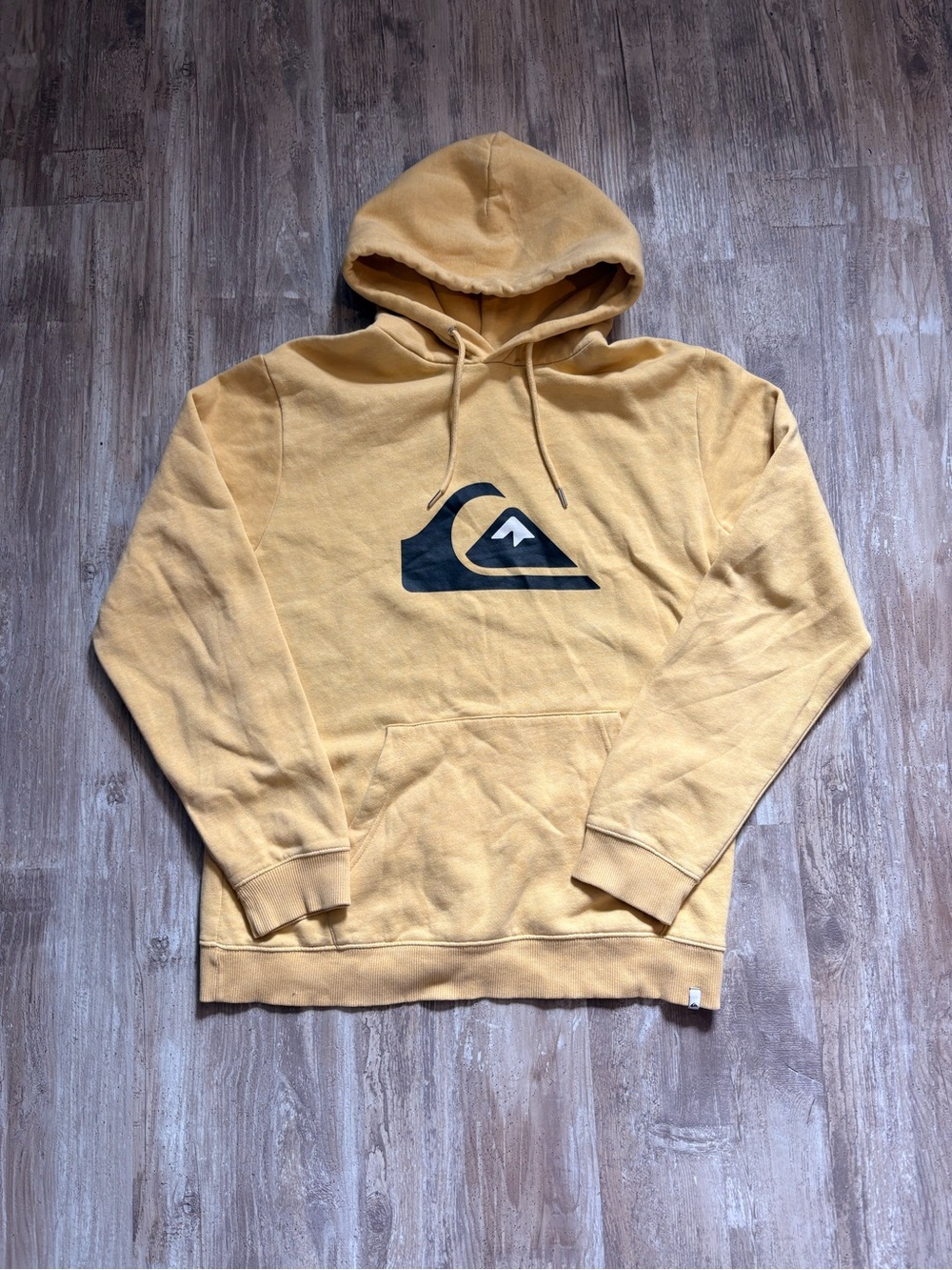 Quiksilver Yellow Pullover Hoodie men’s xl